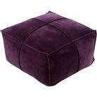 Surya - Cotton Velvet Pouf - CVPF006-242413 | The Rug District