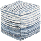 Surya - Denim Pouf - DNPF001-161616 | The Rug District
