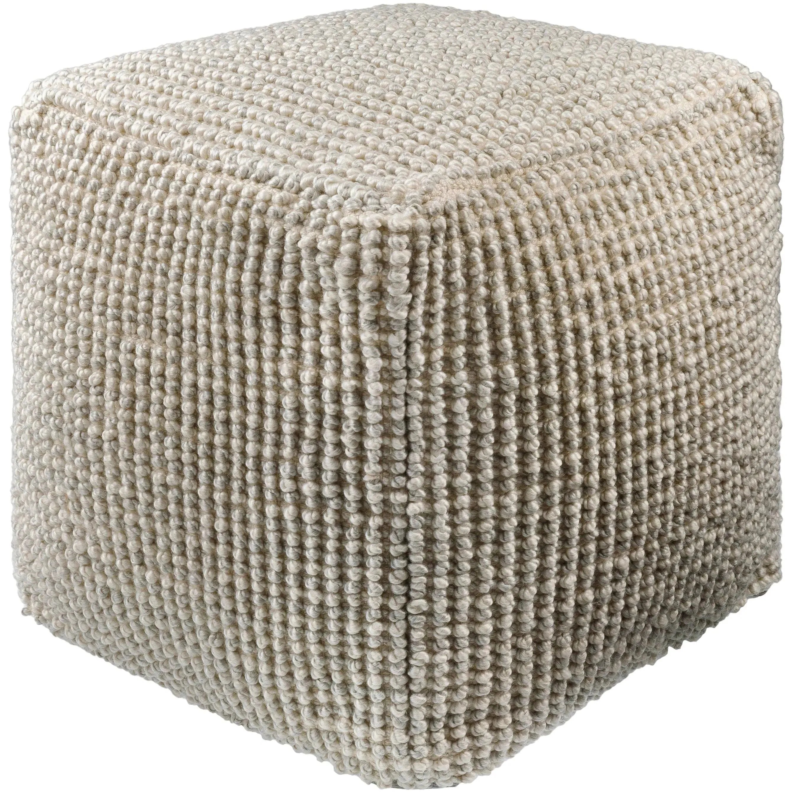 Surya - Haruko Pouf - HKPF001-181818 | The Rug District
