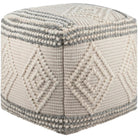 Surya - Hygge Pouf - HGPF003-181818 | The Rug District