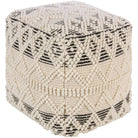 Surya - Hygge Pouf - HGPF007-181818 | The Rug District