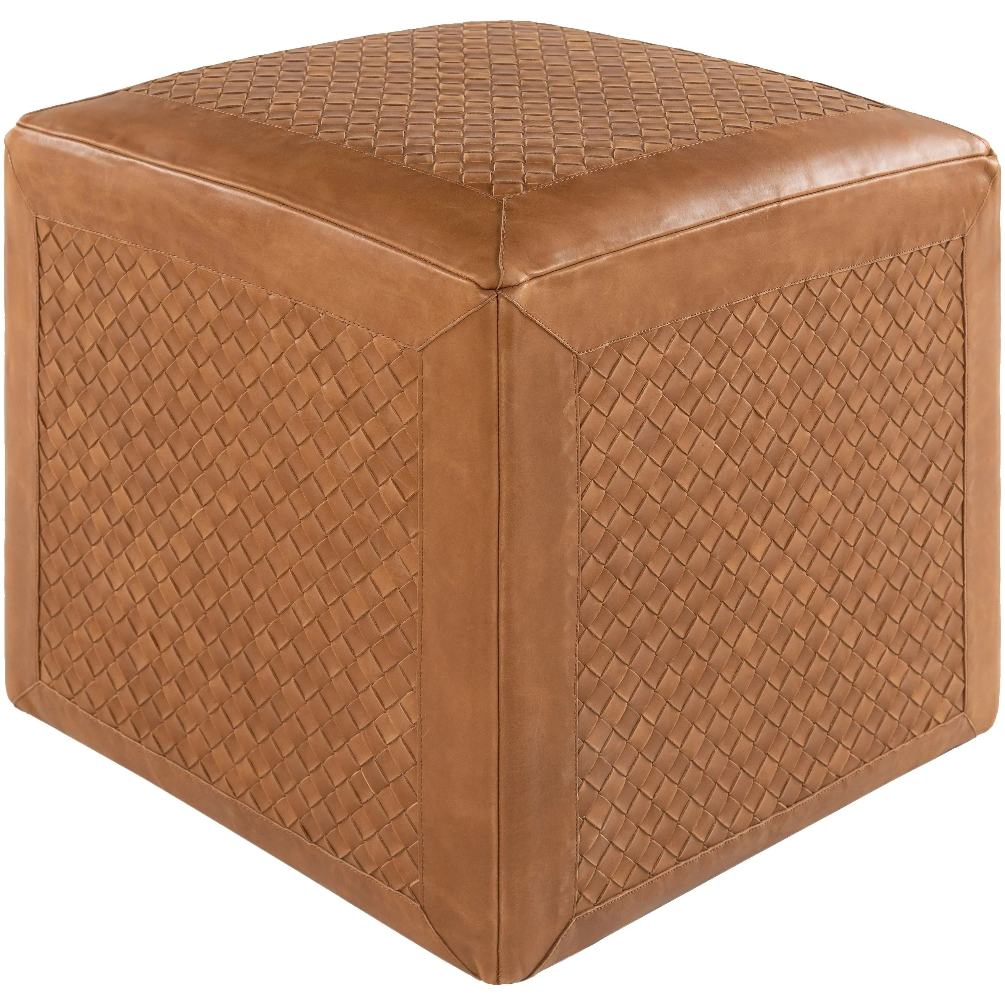 Surya - Lawdon Ottoman - LAPF001-181818 | The Rug District