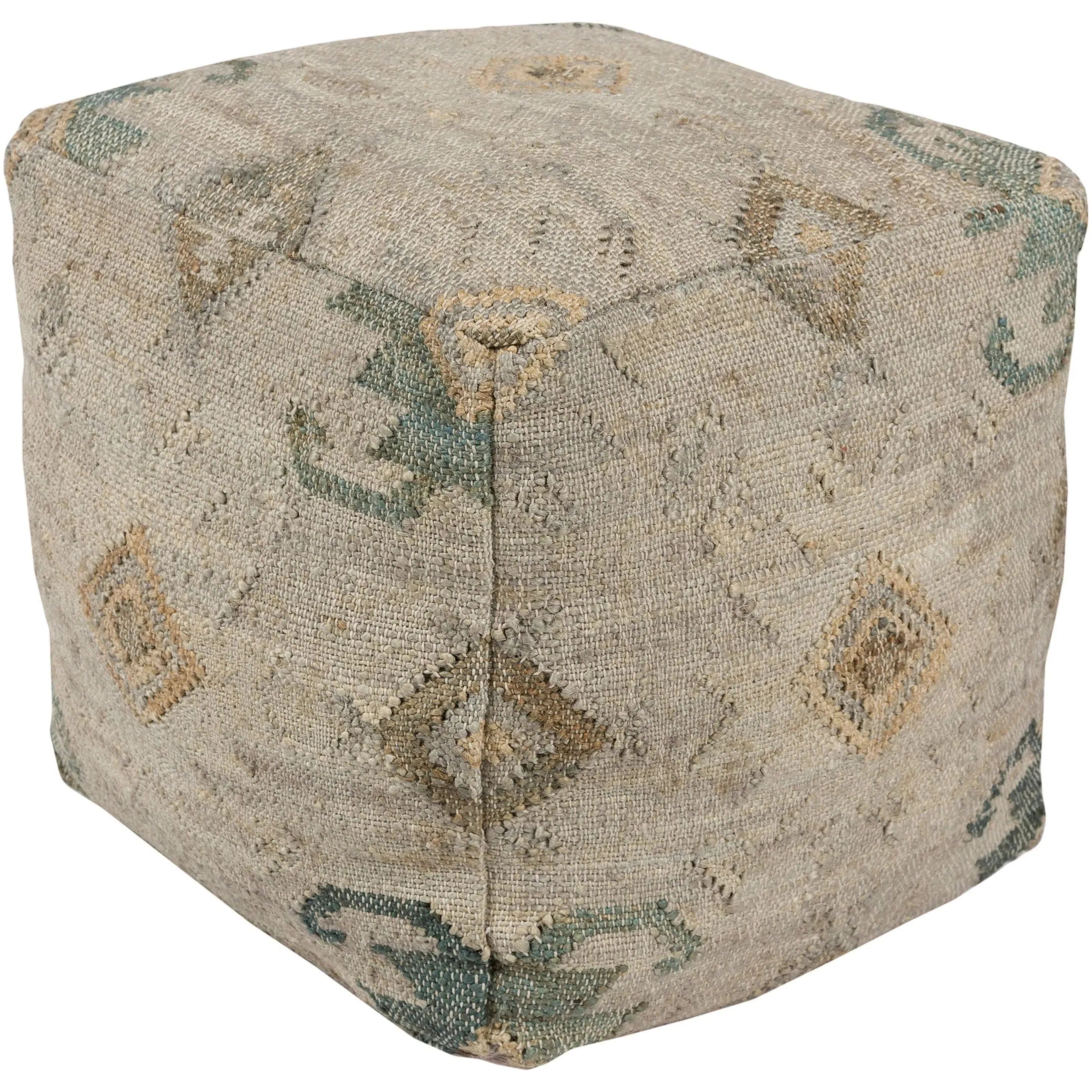 Surya - Lenora Pouf - LNPF002-181818 | The Rug District