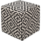 Surya - Ryder Pouf - RDPF001-161618 | The Rug District