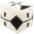 Surya - Shiprock Pouf - SOPF001-181818 | The Rug District