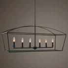 The Uttermost - Clayton Six Light Linear Chandelier - 21348 | The Rug District
