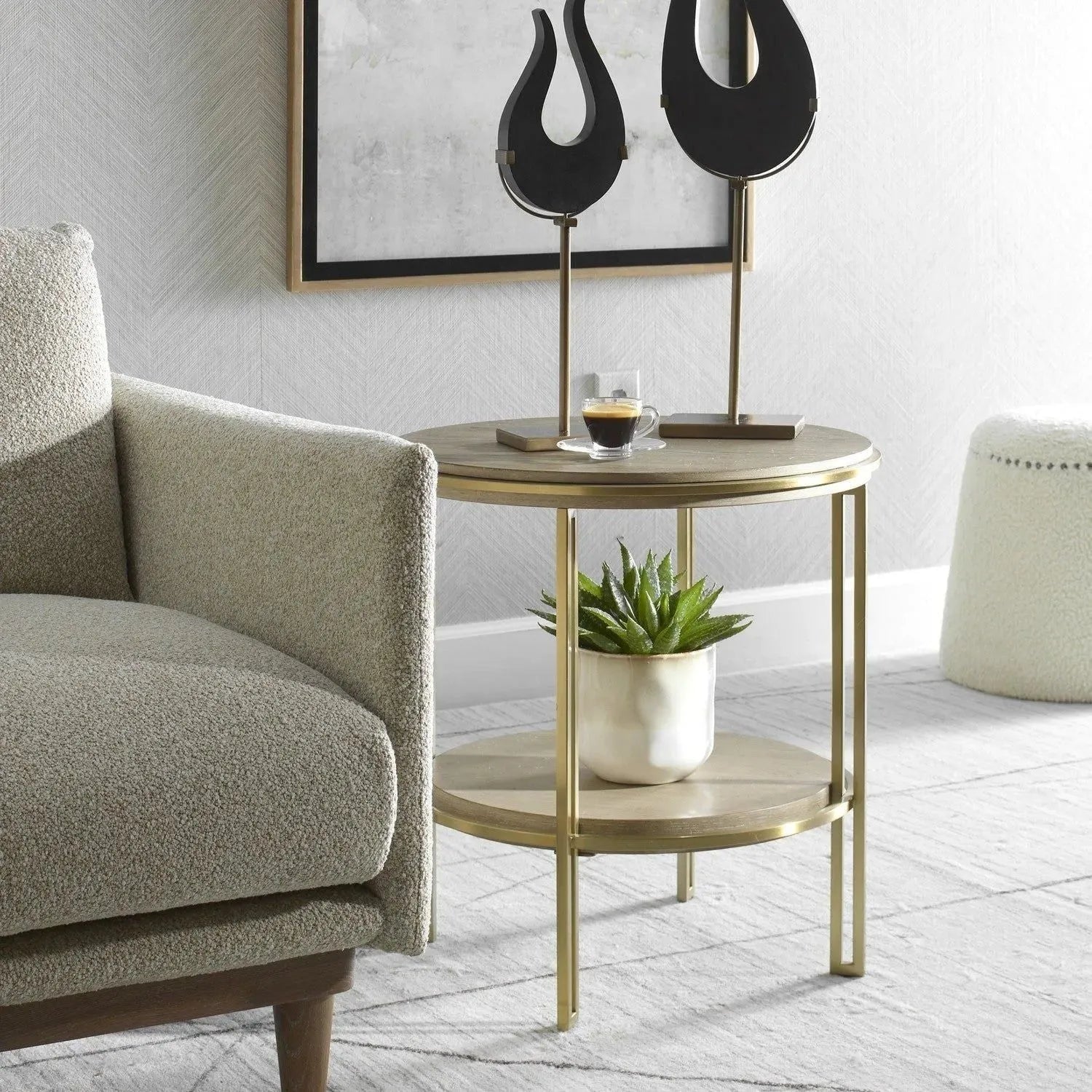 The Uttermost - Elise Side Table - 25747 | The Rug District