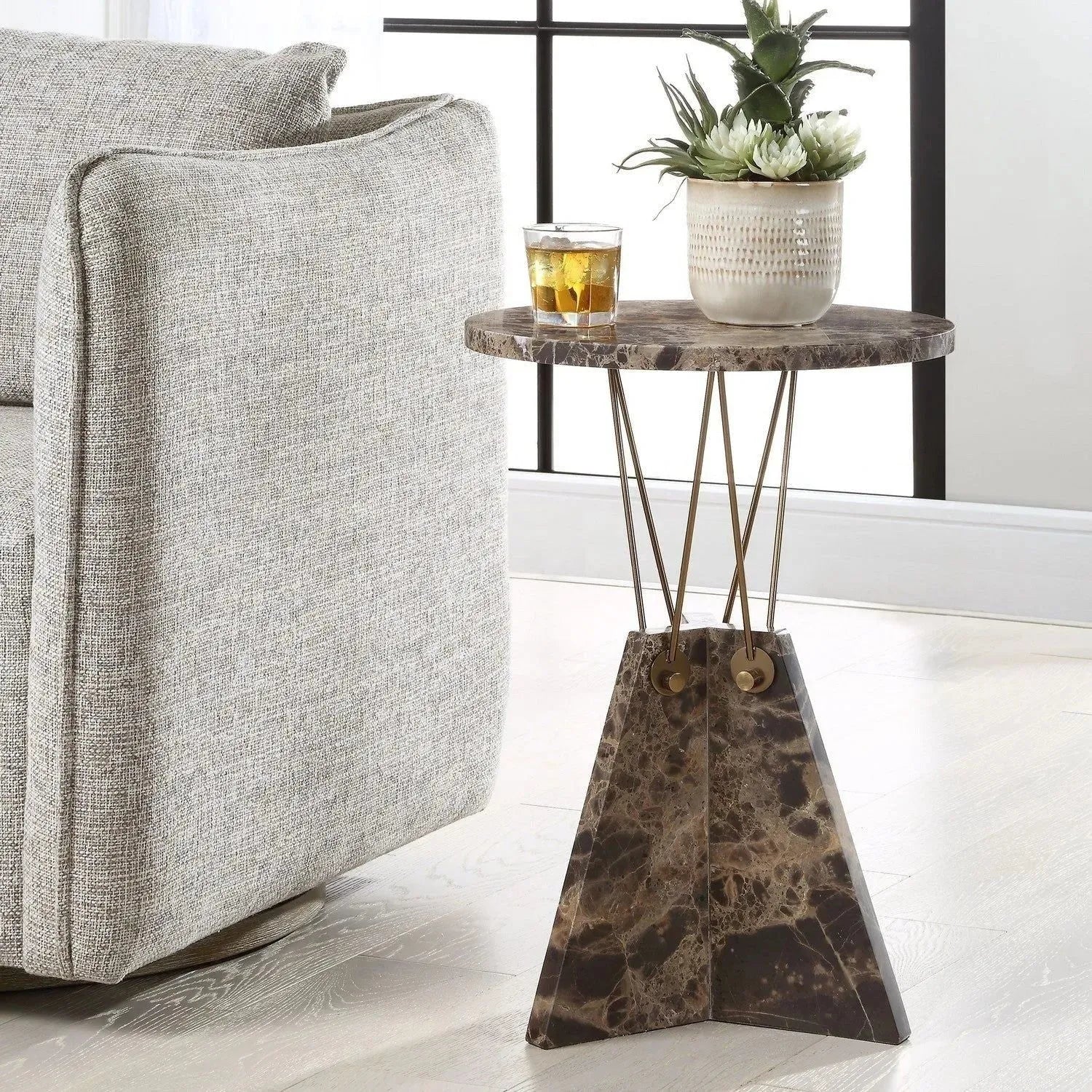 The Uttermost - Levitate Accent Table - 50002 | The Rug District