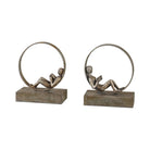 The Uttermost - Lounging Reader Bookends, Set/2 - 19596 | The Rug District