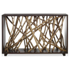 The Uttermost - Teak Maze Console Table - 22901 | The Rug District