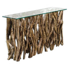 The Uttermost - Teak Wood Console - 25593 | The Rug District