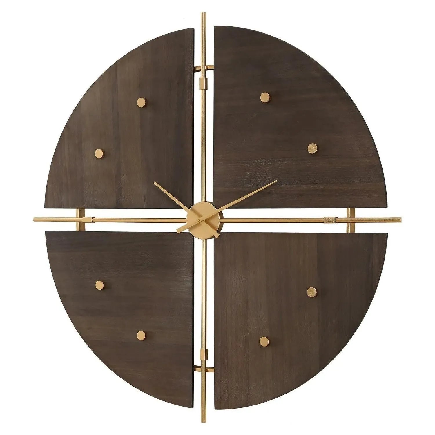 The Uttermost - Walnut Elegance Wall Clock - 06465 | The Rug District