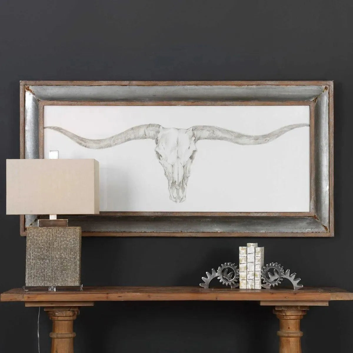 The Uttermost - Western Skull Mount Wall Art - 51106 | The Rug District