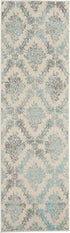 TRANQUIL TRA09 IVORY/TURQUOISE