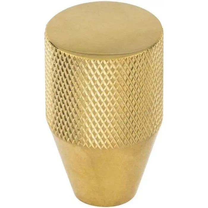 Vesta Fine Hardware - Beliza Conical Knurled Knob - V7406ULB | The Rug District