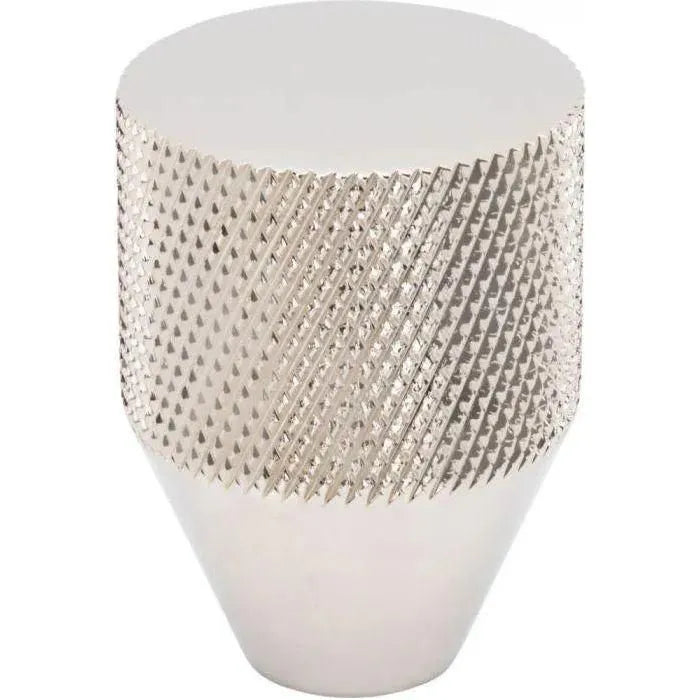 Vesta Fine Hardware - Beliza Conical Knurled Knob - V7407PN | The Rug District