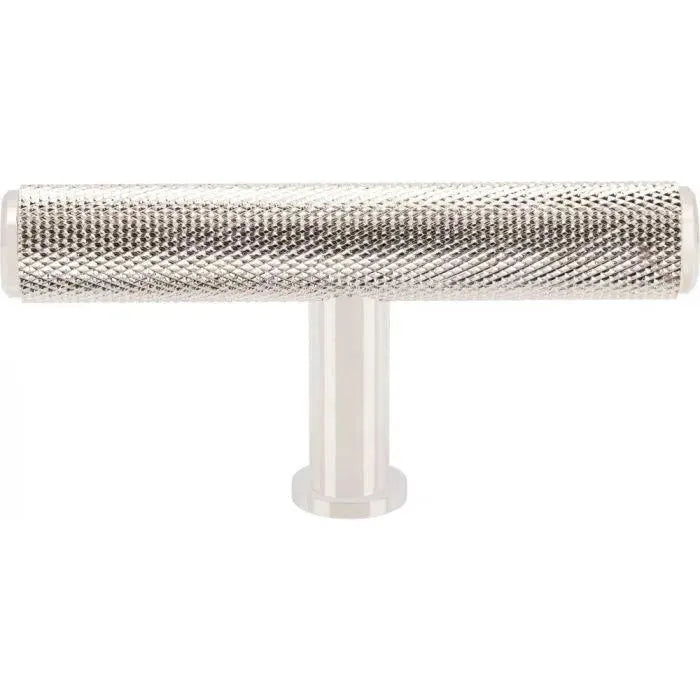 Vesta Fine Hardware - Beliza Knurled T Knob - V7408PN | The Rug District