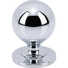 Vesta Fine Hardware - Divina Round Smooth Knob - V7700PC | The Rug District