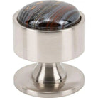 Vesta Fine Hardware - Firesky Iron Tiger Eye Knob - V7551BSN | The Rug District