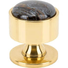 Vesta Fine Hardware - Firesky Iron Tiger Eye Knob - V7551PB | The Rug District