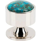 Vesta Fine Hardware - Firesky Mohave Blue Knob - V7555PN | The Rug District