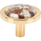 Vesta Fine Hardware - Firesky Mohave Yellow Knob - V7582PB | The Rug District