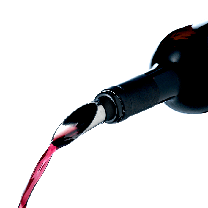 Rosendahl 25037 Grand Cru Wine Pourer in Black/Steel