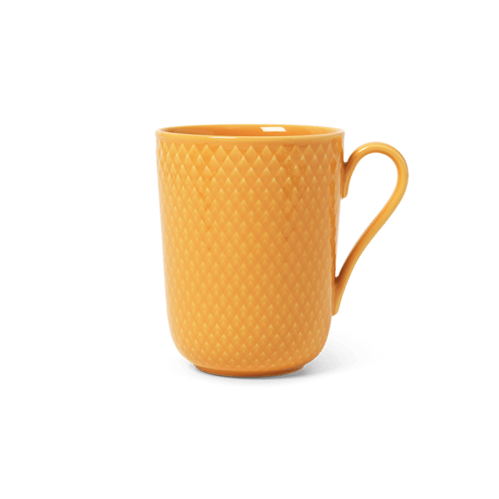 Lyngby Porcelæn 201971 Rhombe Color Mug in Yellow