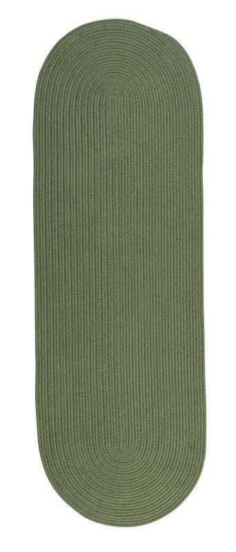 Reversible Flat-Braid Moss Green RV69