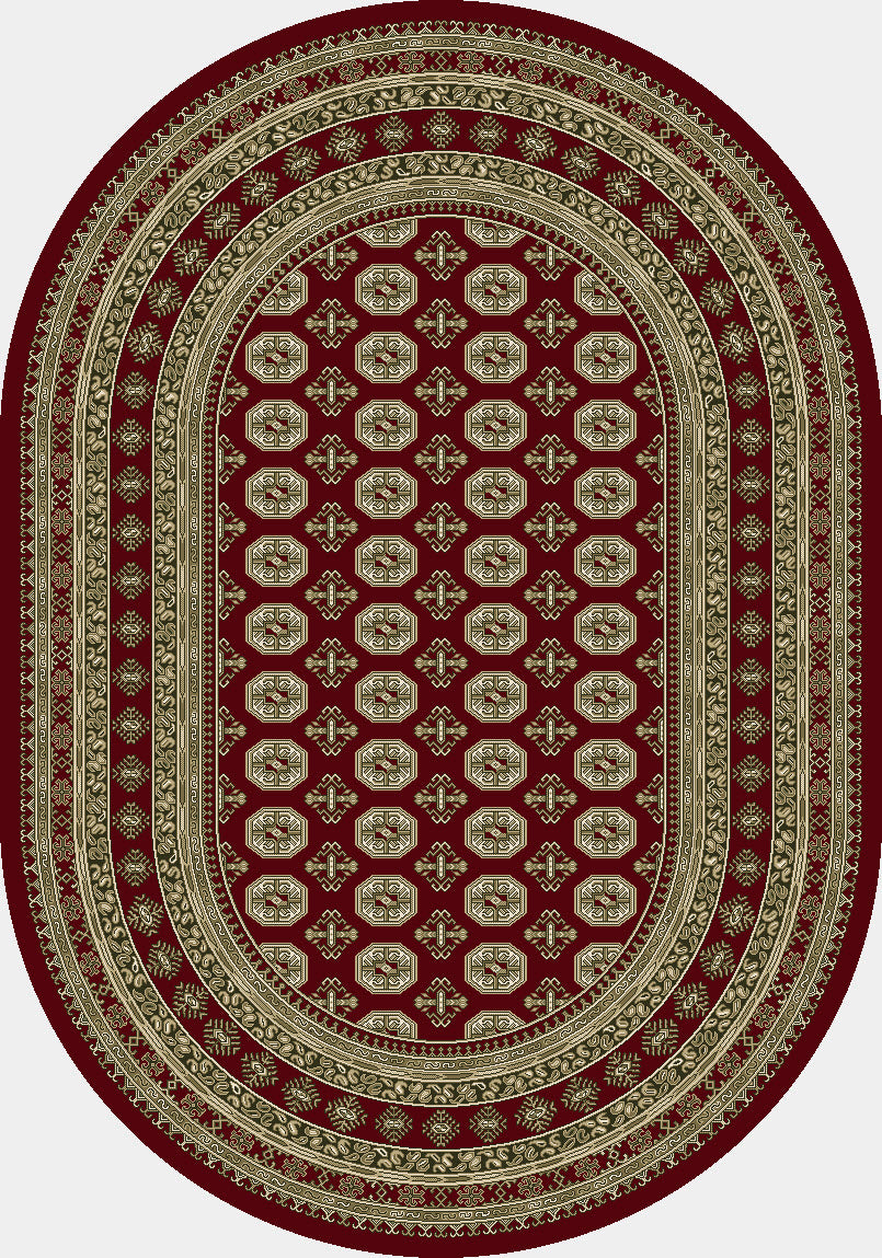 ANCIENT GARDEN 57102 Red/Beige