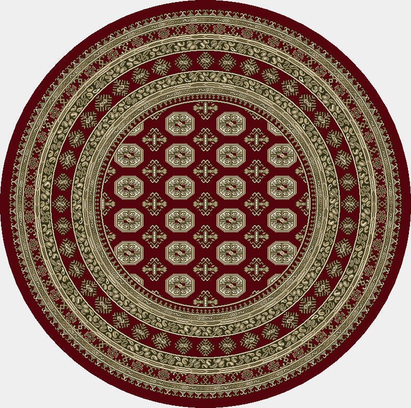 ANCIENT GARDEN 57102 Red/Beige