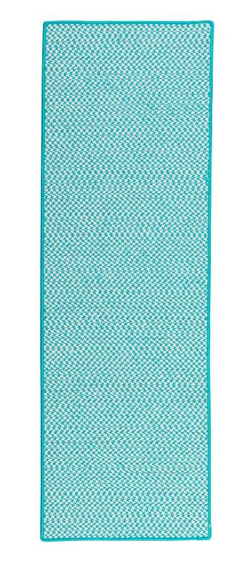 Outdoor Houndstooth Tweed Turquoise OT57