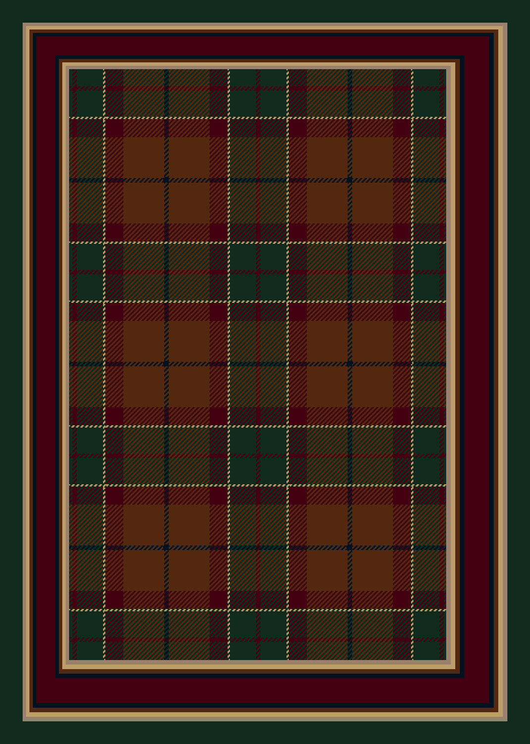 Magee Plaid Amber Emerald II