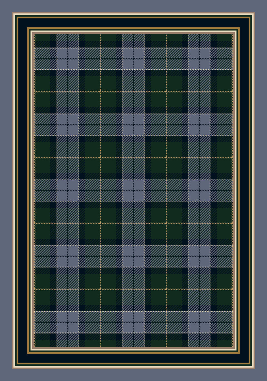 Magee Plaid Emerald Lapis II