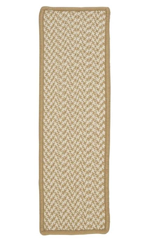 Outdoor Houndstooth Tweed Cuban Sand Stair Tread