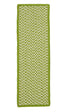 Outdoor Houndstooth Tweed Lime Stair Tread (single