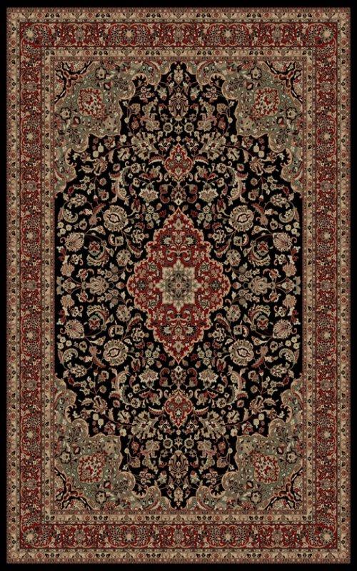 Persian Classics Medallion Kashan Black