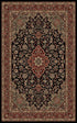 Persian Classics Medallion Kashan Black