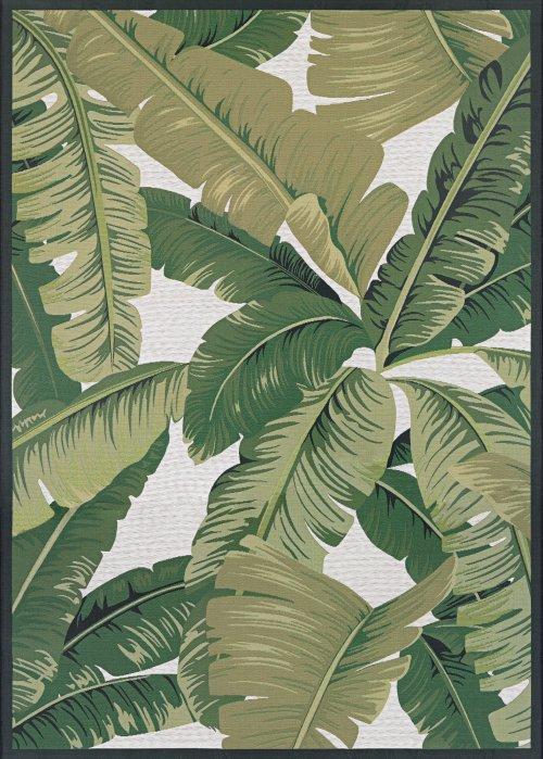 DOLCE PALM LILY HUNTRGREEN/IVORY