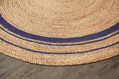 Kerala Midnite Jute Rug Tan