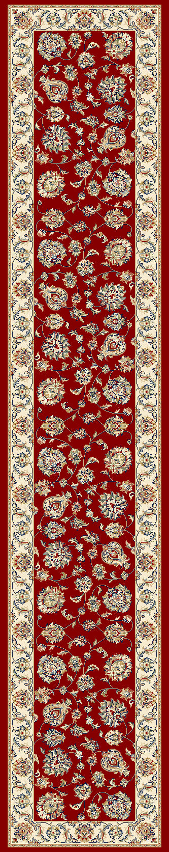 Ancient Garden 57365 Red/Ivory