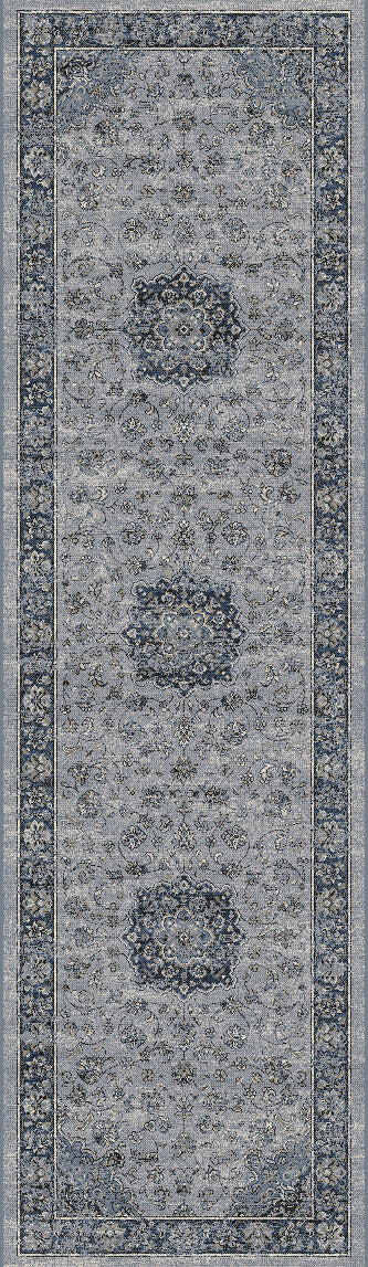 ANCIENT GARDEN 57559 SILVER/BLUE