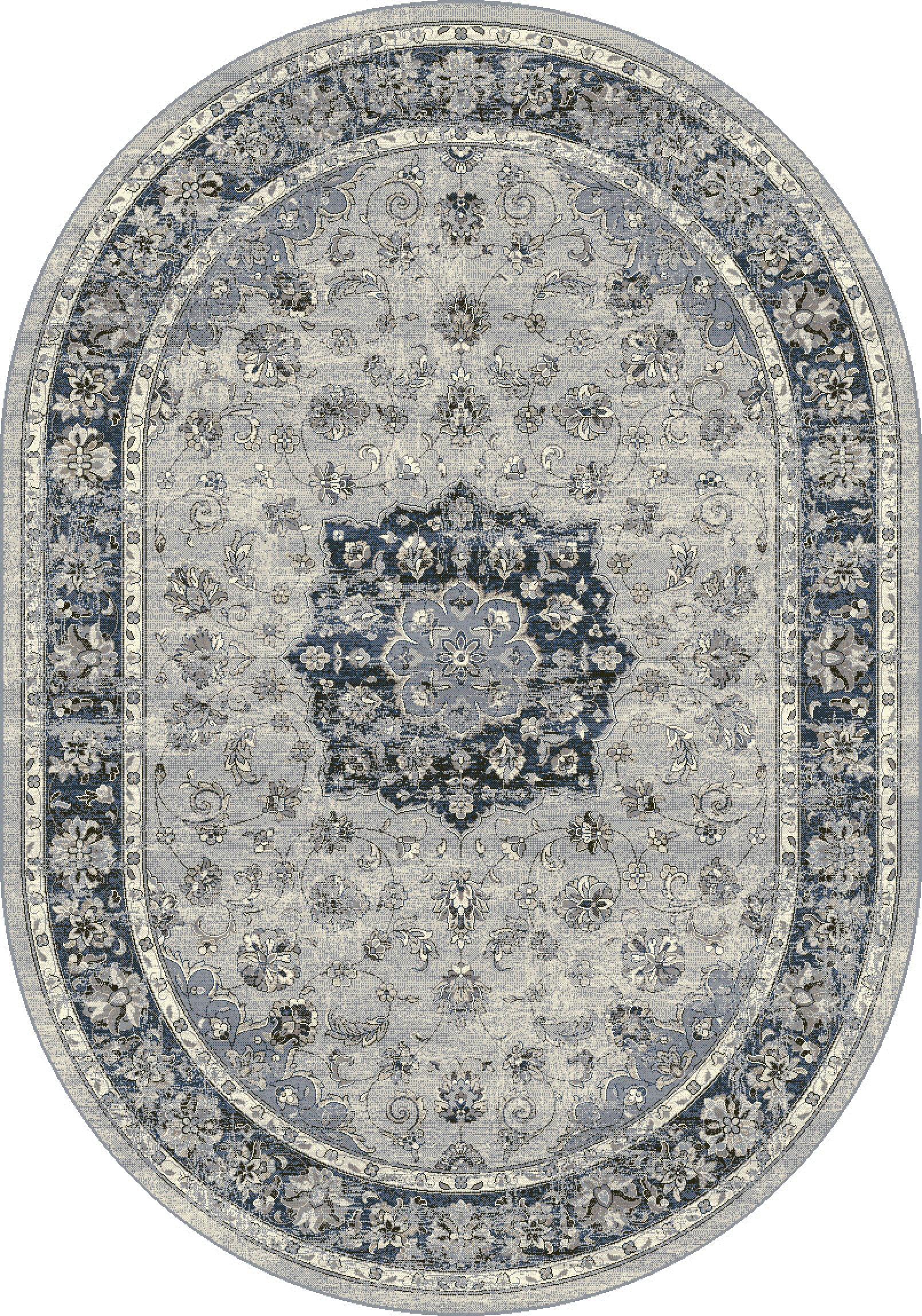 ANCIENT GARDEN 57559 SILVER/BLUE