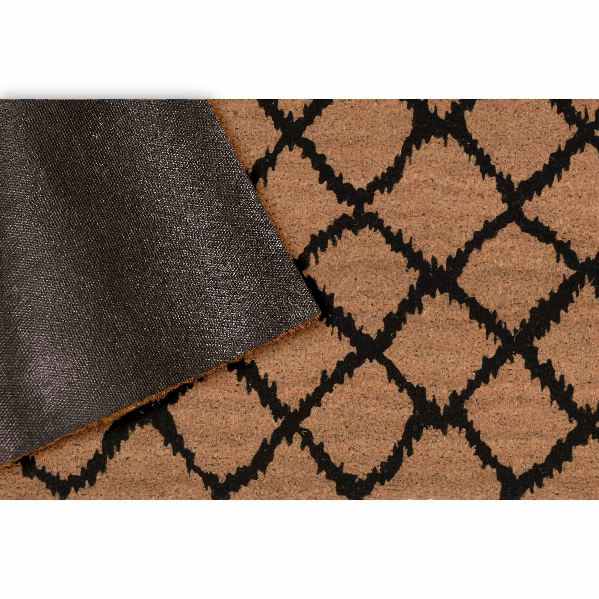 Natura Ikat Lattice Black