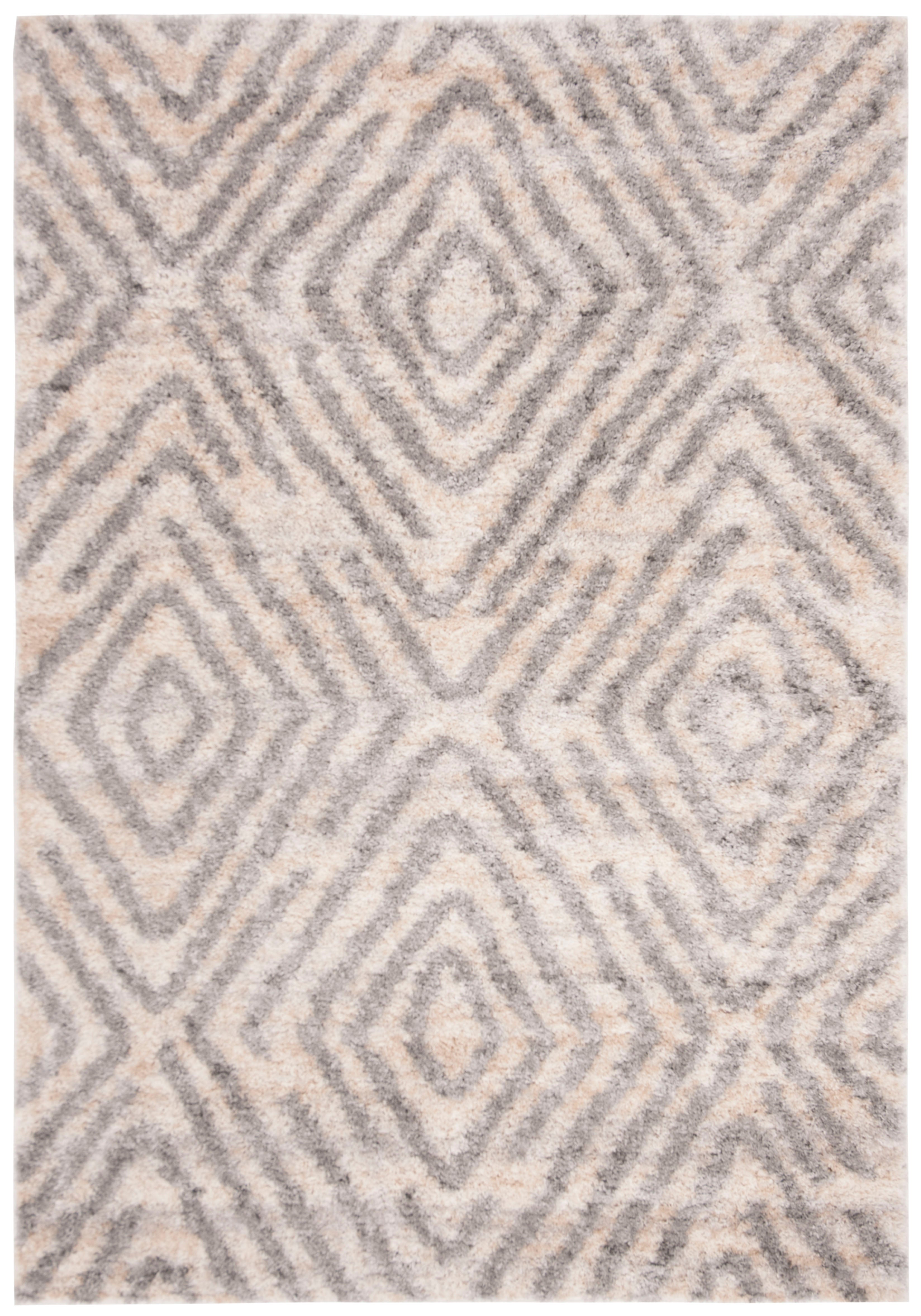 Berber Shag 200 BER218A Cream / Grey