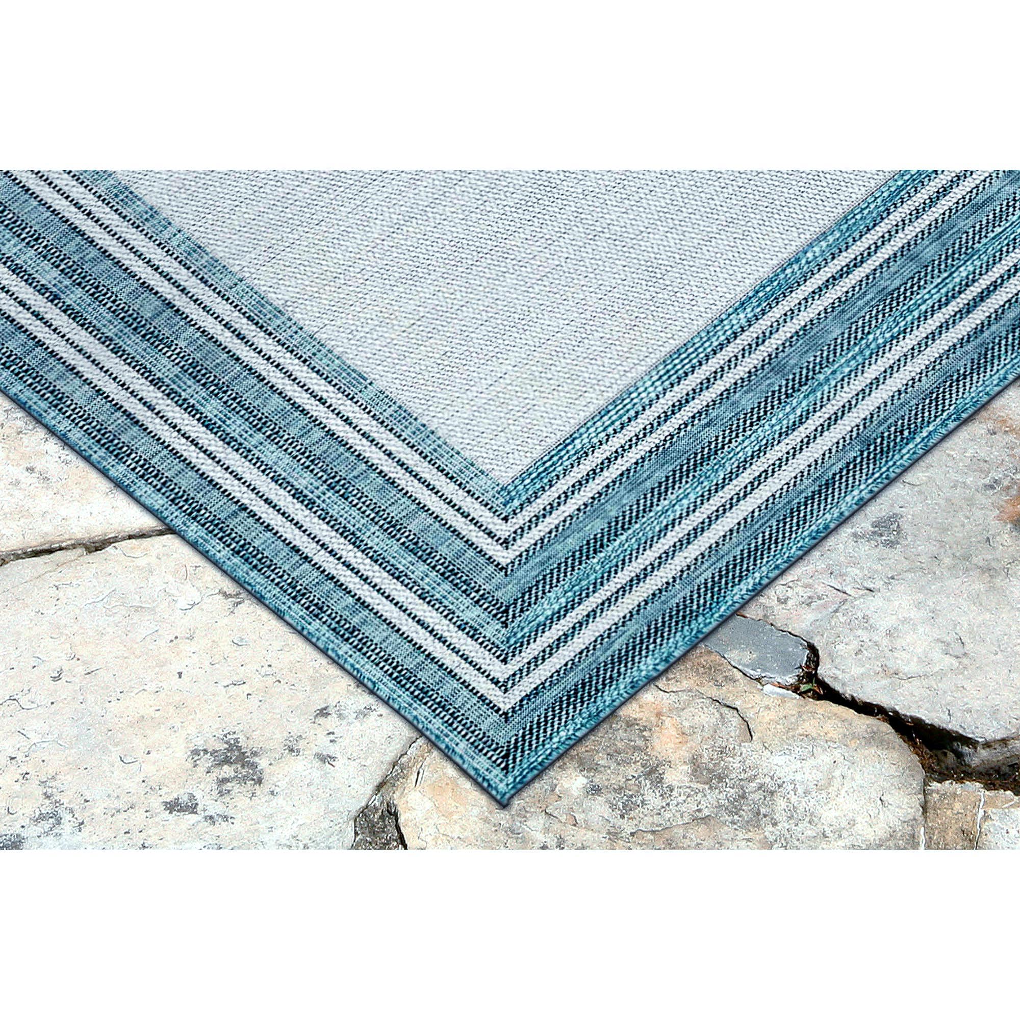 Carmel Multi Border Blue