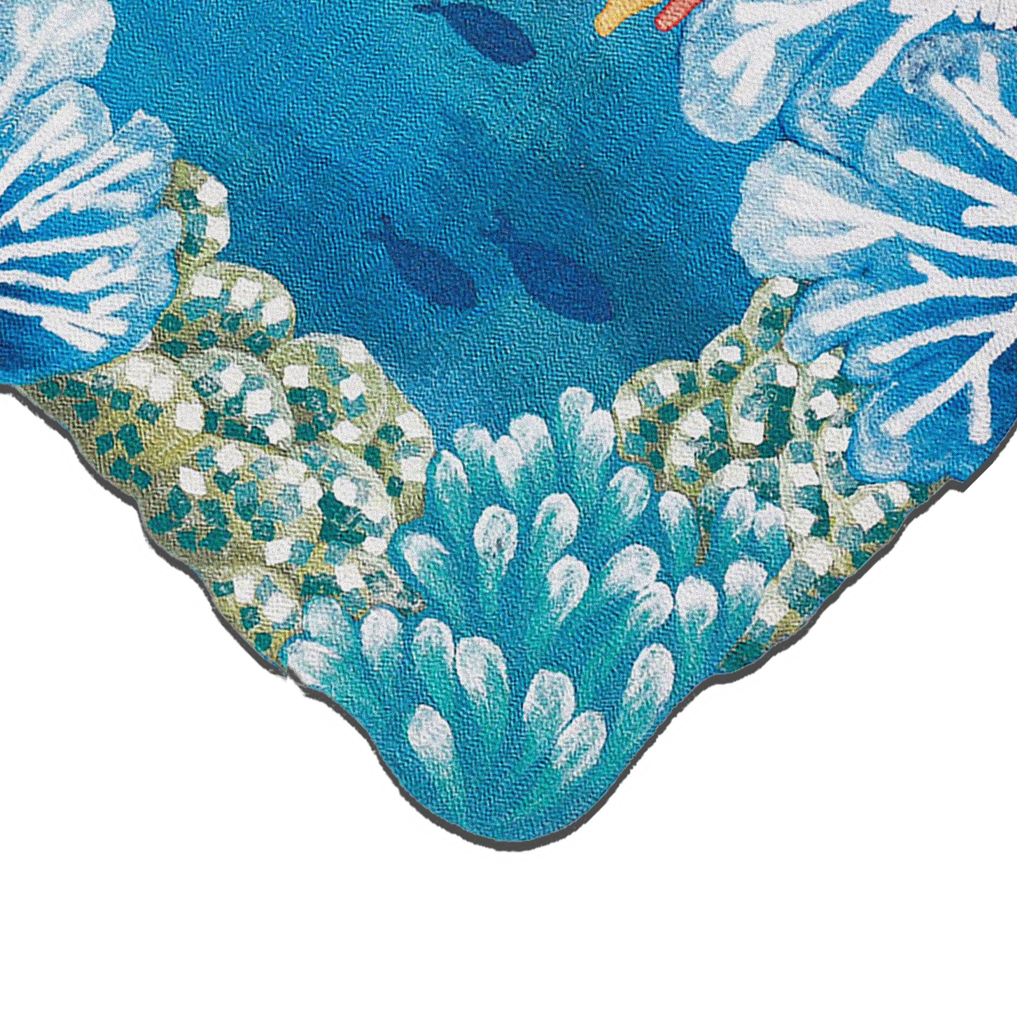 Visions IV Reef Border Blue