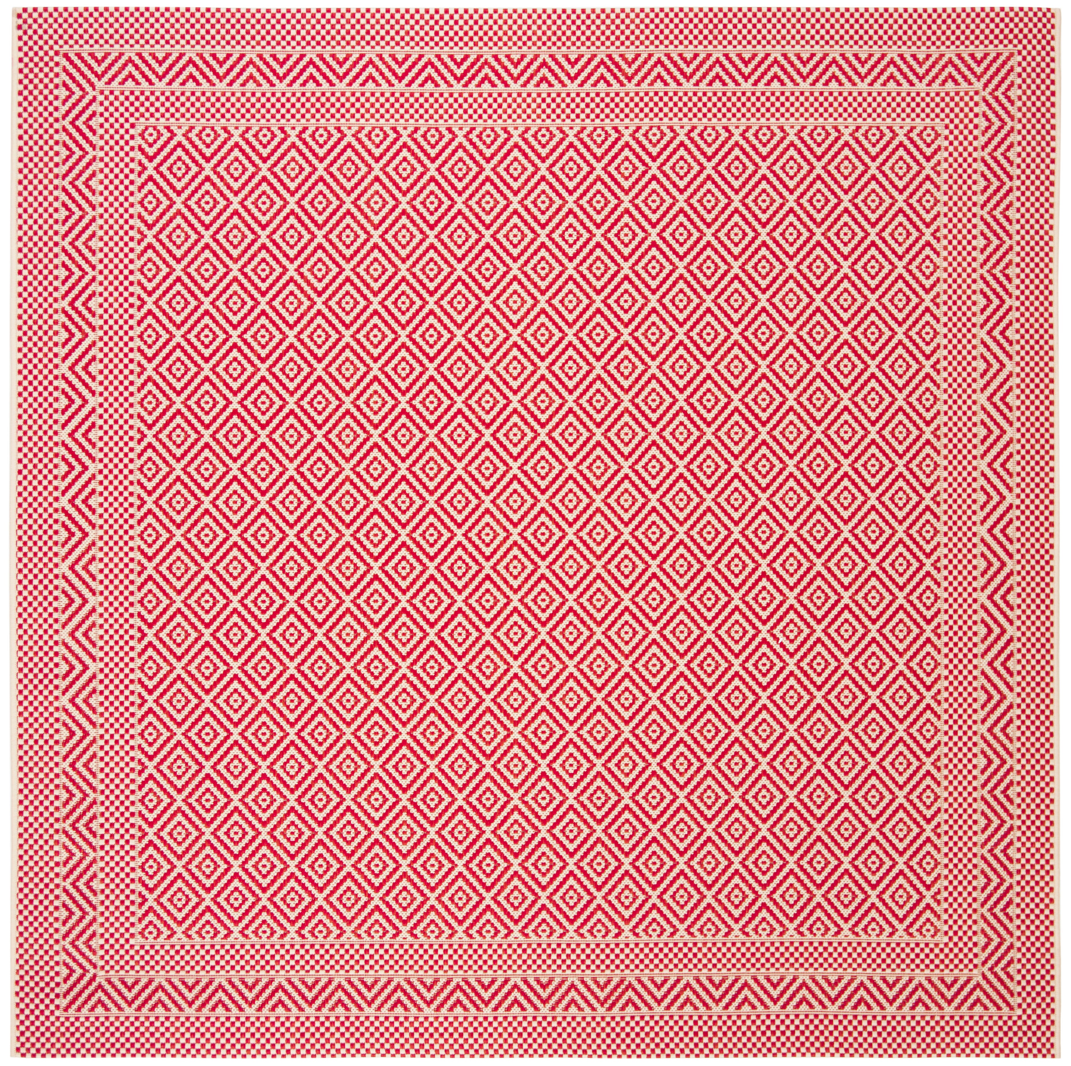 Courtyard CY6236 Beige / Red