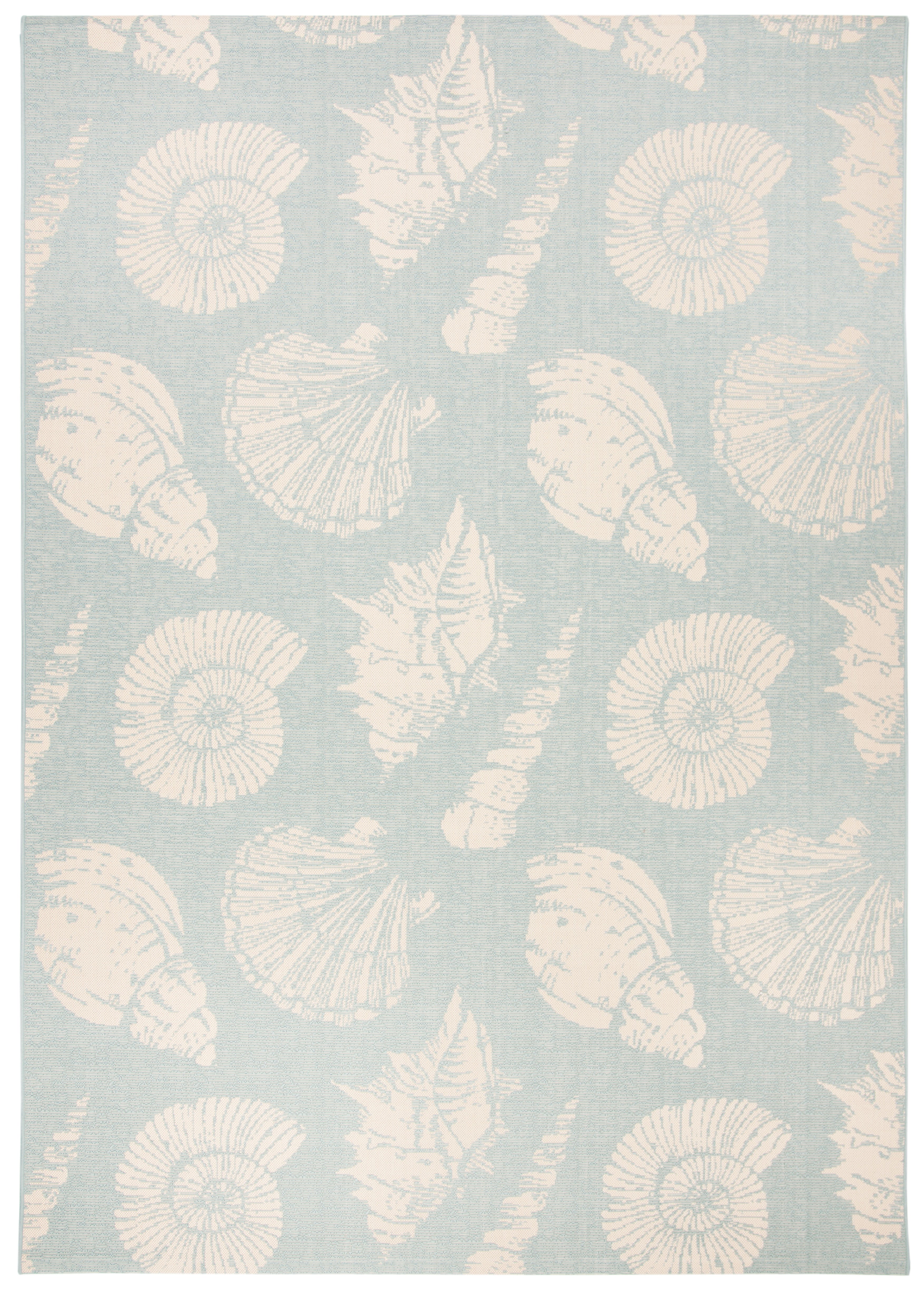 Courtyard CY6239 Aqua / Beige