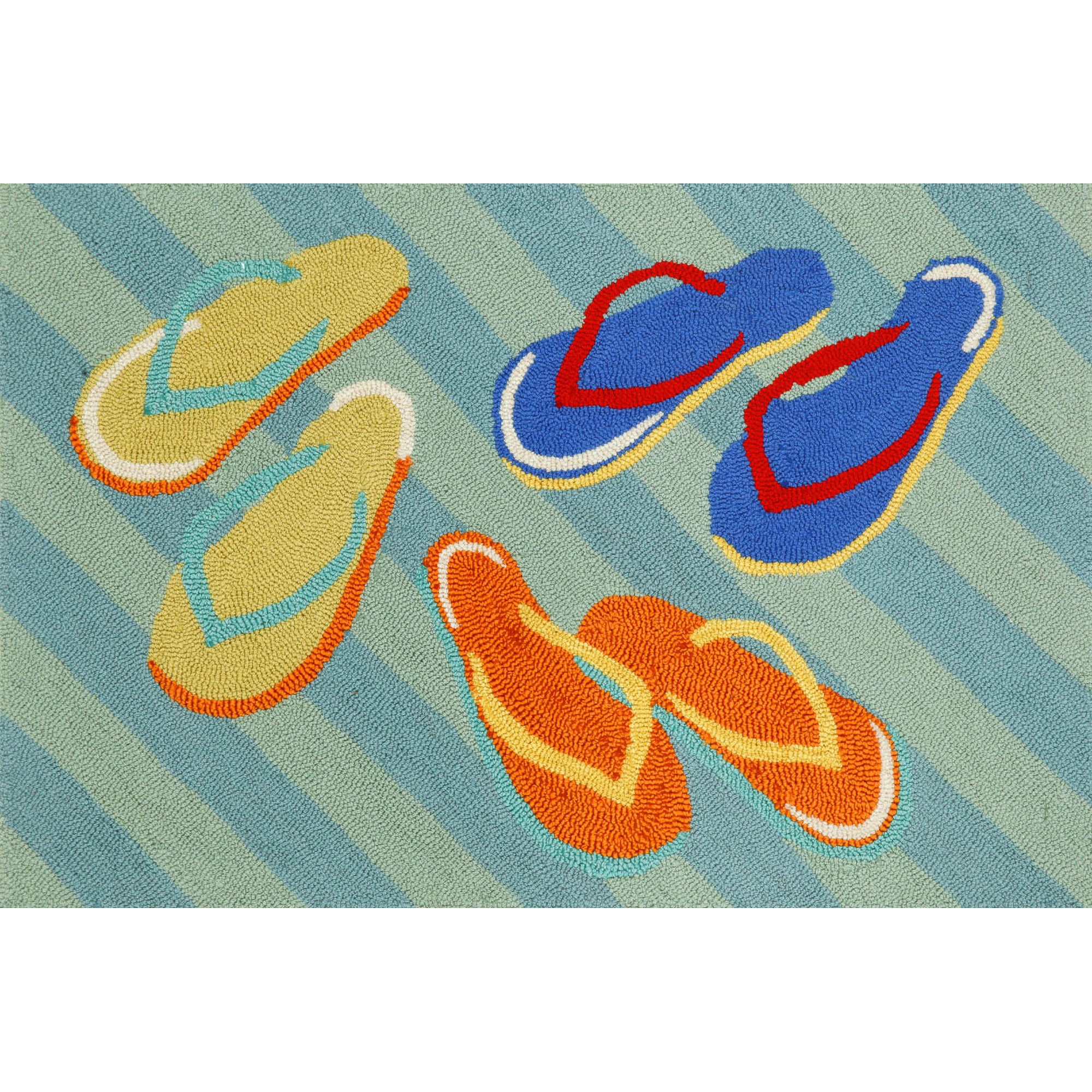 Frontporch Flip Flops Blue